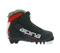 ALPINA Tiger Kinder Ski-Langlauf-Schuhe mit Fell-Futter Winter-Schuhe Wintersport 59732K Schwarz