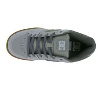 DC Pure Men's Low Top Sneakers with Mesh Lining, Genuine Leather Shoes 300660 Gray