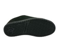 Baskets basses DC Court Graffik pour homme, style skate, en cuir véritable noir avec perforations d'aération (réf. 300529)