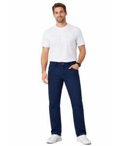 Eleganti jeans chino da uomo Pierre Cardin, pantaloni in denim e cotone I22PI4565, blu