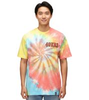 RE:COVERED X NFL San Francisco 49érs Herren T-Shirt mit Print Baumwoll-Shirt Rundhals-Shirt RCNFL13 Bunt Batik oder Grau