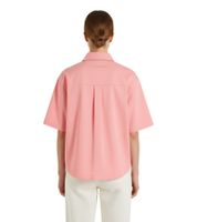 Versatile Women's Oversized Baggy Summer Shaket Cotton Shirt Jacket 967153 Pink