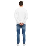 Hollister X NBA Los Angeles Lakers Herren Sweatshirt Baumwoll-Sweater Langarm-Shirt 322-224-0042-120 Grau