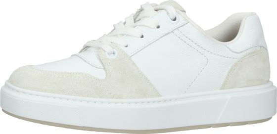 Bequeme paul green Sneaker Schnürschuhe für Damen 5250-043 Weiß