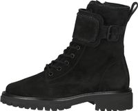 Komfortable paul green Stiefelette Schnürschuhe für Damen 9080-012 Schwarz