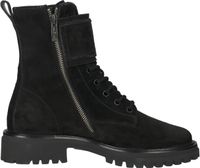 Komfortable paul green Stiefelette Schnürschuhe für Damen 9080-012 Schwarz