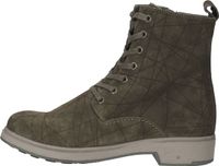 Bottines Think! confortables à lacets pour femmes, modèle 3-000406 2010, couleur olive