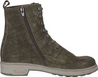 Bottines Think! confortables à lacets pour femmes, modèle 3-000406 2010, couleur olive