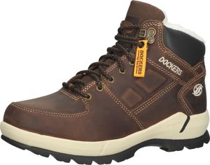 Komfortable Dockers by Gerli Stiefelette Schnürschuhe für Herren 39OR103-402460 Braun