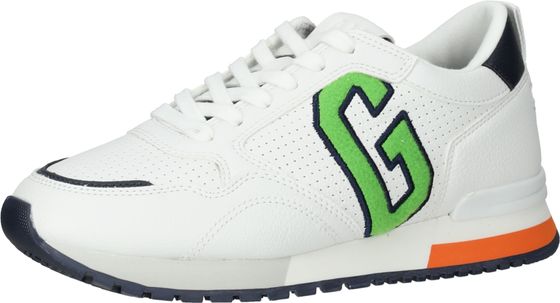 Versatile GAP women's lace-up sneakers GAF002F5SW WBLB White