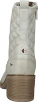 Fashionable MUSTANG ankle boots, lace-up shoes for women 1441-502-203 White