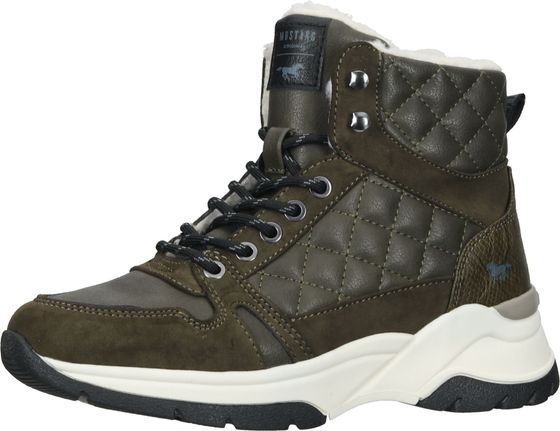 Versatili stivaletti MUSTANG, scarpe stringate da donna, 1438-603-770, verde