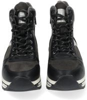 Eleganti stivaletti MUSTANG, scarpe stringate da donna 1364-505-9 Nero