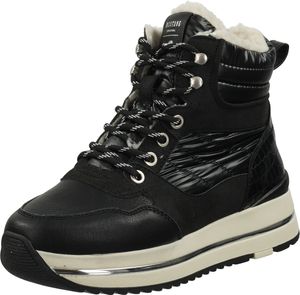 Stivaletti alla moda MUSTANG, scarpe con lacci da donna, 1480-602-9, nero