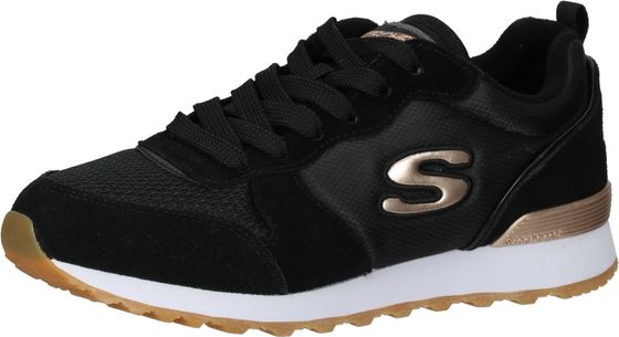 Comfortable Skechers women's sneakers, lace-up shoes, size 111 BLK, black
