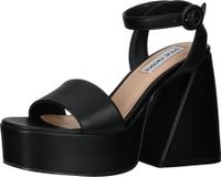 Komfortable Steve Madden Sandalen Sandalen für Damen Paysin SM11002379 001 Schwarz