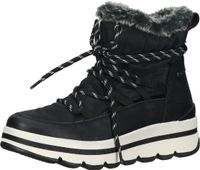 Bottines confortables Tom Tailor à lacets pour femme, 4290401 00001, noires
