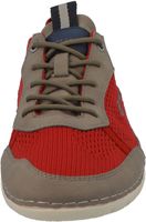Fashionable Tom Tailor men's sneakers, lace-up shoes 5383305 03127, red