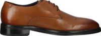Sporty BALDESSARINI business shoes, lace-up shoes for men, SAMUEL 625016 COGNAC Brown