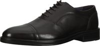 Comfortable BALDESSARINI business shoes, lace-up shoes for men, SAMUEL 625017 TDM, black
