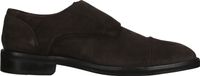 Versatile BALDESSARINI business shoes for men SAMUEL 625018 SUEDE BROWN Brown