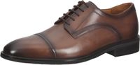 Sporty GORDON & BROS business shoes, lace-up shoes for men, 624696 Brown