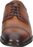 Zapatos de negocios GORDON & BROS cómodos, zapatos con cordones para hombre, 624696 TAN Rojo