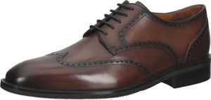 Zapatos de negocios GORDON & BROS de alta calidad, zapatos con cordones para hombre, 624697 Marrón