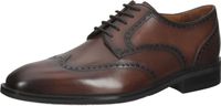 Zapatos de negocios GORDON & BROS de alta calidad, zapatos con cordones para hombre, 624697 Marrón