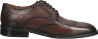 Zapatos de negocios GORDON & BROS de alta calidad, zapatos con cordones para hombre, 624697 Marrón