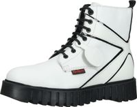 Vielseitige Kickers Stiefelette Schnürschuhe für Damen 910621-50 3 Weiß