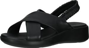 Elegante Legero Sandalen Schlupfschuhe für Damen 2-000261 100 Schwarz
