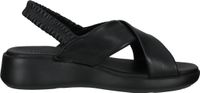 Eleganti sandali Legero, scarpe slip-on da donna, 2-000261, 100, nero