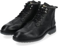 Bottines Pantofola d'Oro tendance, chaussures à lacets pour hommes 10233052.11A Noir