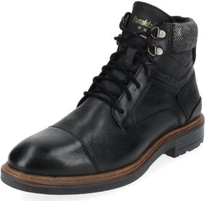 Bottines Pantofola d'Oro Sporty, chaussures à lacets pour homme 10233056.25Y Noir