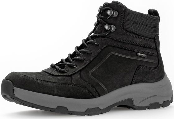 High-quality Gabor hiking boots, lace-up shoes for men, 1055.50.11, black