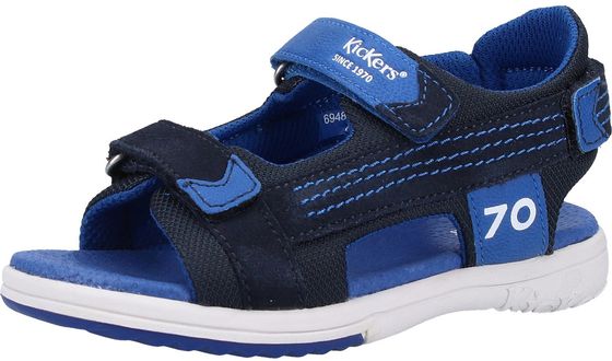 High-quality Kickers sandals, sandals for boys, 694880-30 103, blue