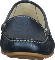 Comfortable IMAC moccasin slip-on shoes for women 355010 1260-009 Blue