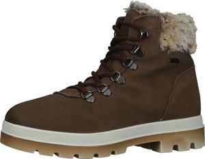 Versatile IMAC ankle boots, lace-up shoes for women, 258858 30176-017, brown