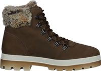 Versatile IMAC ankle boots, lace-up shoes for women, 258858 30176-017, brown