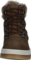 Versatile IMAC ankle boots, lace-up shoes for women, 258858 30176-017, brown