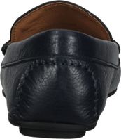 Comfortable IMAC moccasin slip-on shoes for men 351140 1546-009 Blue