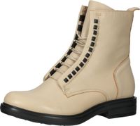 Botines Venturini Milano de moda, zapatos con cordones para mujer, 1101072, talla 46, beige