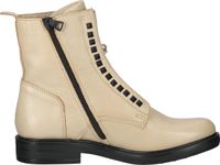Botines Venturini Milano de moda, zapatos con cordones para mujer, 1101072, talla 46, beige
