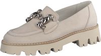 Trendy Paul Green women's slip-on shoes 2987-083 Beige