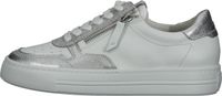 Comfortable Paul Green women's sneakers, lace-up shoes 5155-053, white