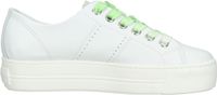 Elegant Paul Green women's sneakers, lace-up shoes 5247-023, white