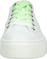 Elegant Paul Green women's sneakers, lace-up shoes 5247-023, white