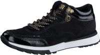 Comfortable Paul Green women's lace-up sneakers 5200-024 Black