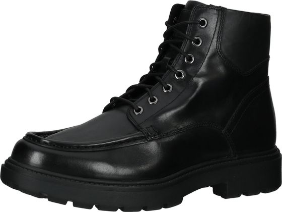 Botines GEOX de moda, zapatos con cordones para hombre U36FRE 00043 C9999 Negro